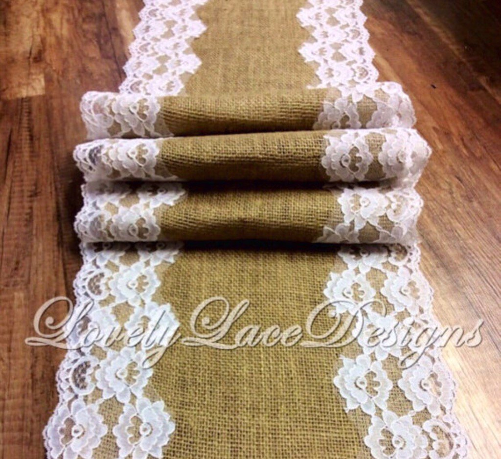 lovelylacedesgn's tweet photo. WEDDING RUNNER https://t.co/o32giDwOqC #tabledecor #burlaprunner #weddings #decor https://t.co/Bc75fOs8JG