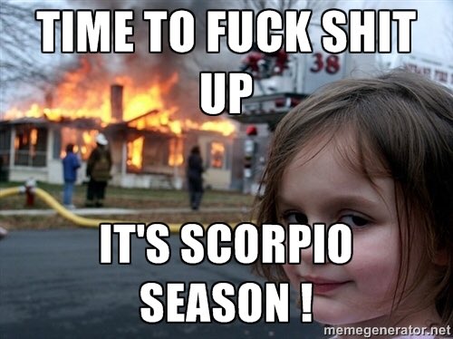 Happy Birthday fellow Scorpios  