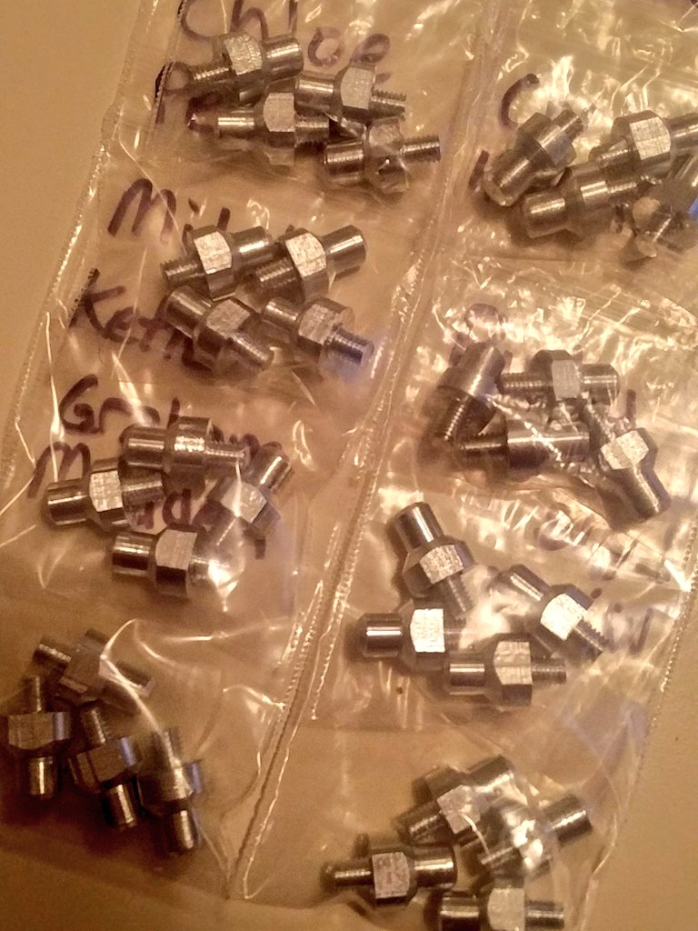 AriRobinson's tweet photo. If you ordered toe spikes, come find me tomorrow! https://t.co/J9UBX79Xzt