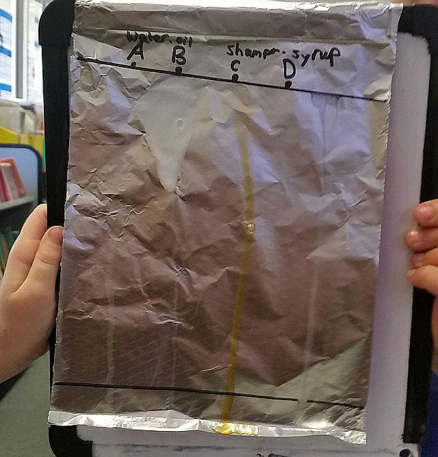 3Cbowen's tweet photo. Investigating viscosity this week. We had a viscosity race. https://t.co/hLfmi7WHXq