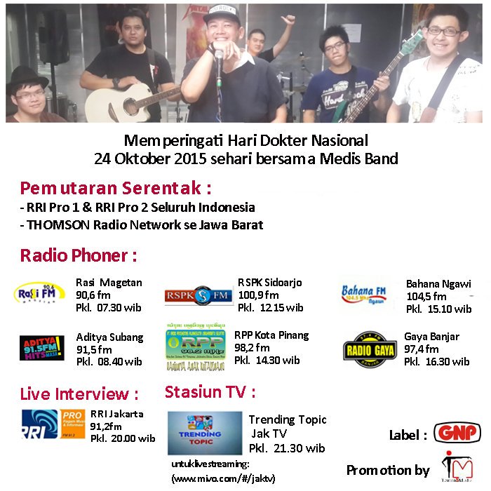 medisband's tweet photo. Sehari bersama Medis band :) https://t.co/LBgB4AqmvC