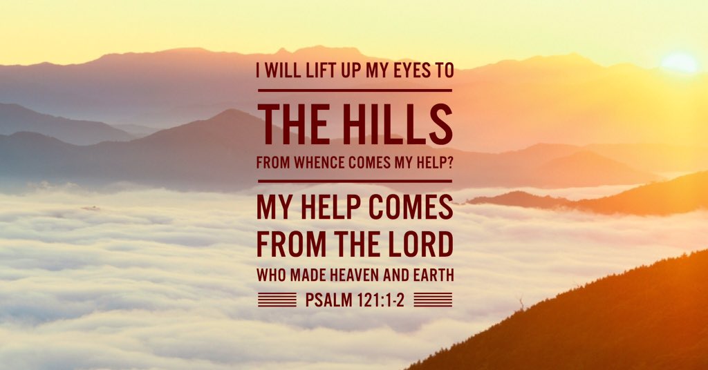 CalvarySSW's tweet photo. (Psalm 121:1-2) ...From whence comes my help? My help comes from the LORD, Who made heaven and earth https://t.co/1AOJNVrbFv