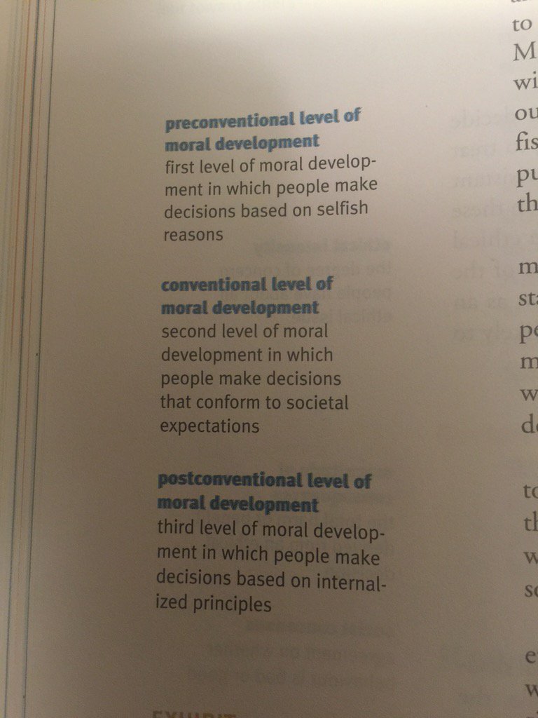 unshakeable99js's tweet photo. #preconventional level of moral development. #conventional level of moral development. #postconventional moral https://t.co/FwZFKoGGwr