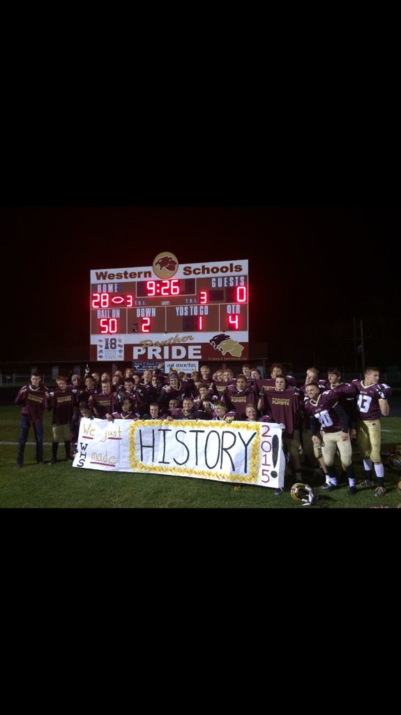 Blowout tonight as WHS football makes it into the playoffs for the first time ever!🏈🏈