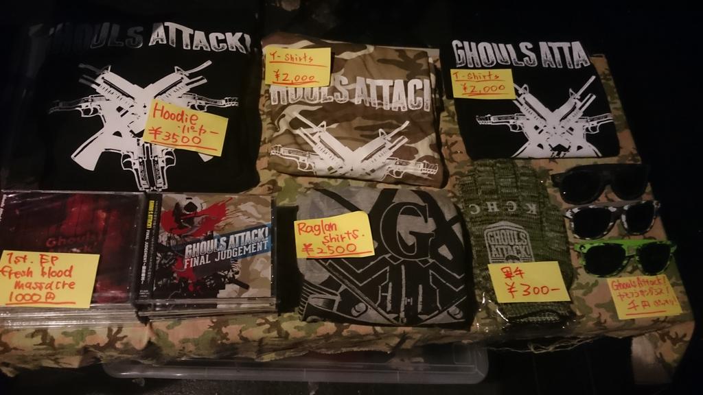 masahiko_cr0911's tweet photo. 物販もバッチリす!
#GhoulsAttack!
#お待ちしてま https://t.co/7OqYgW3fux