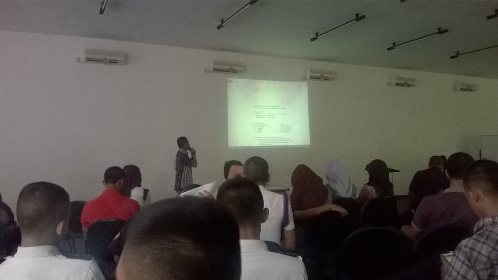 Pembacaan Program Kerja DAMAI (Dewan Mahasiswa Islam) Unnur. #MubesUnnur2015