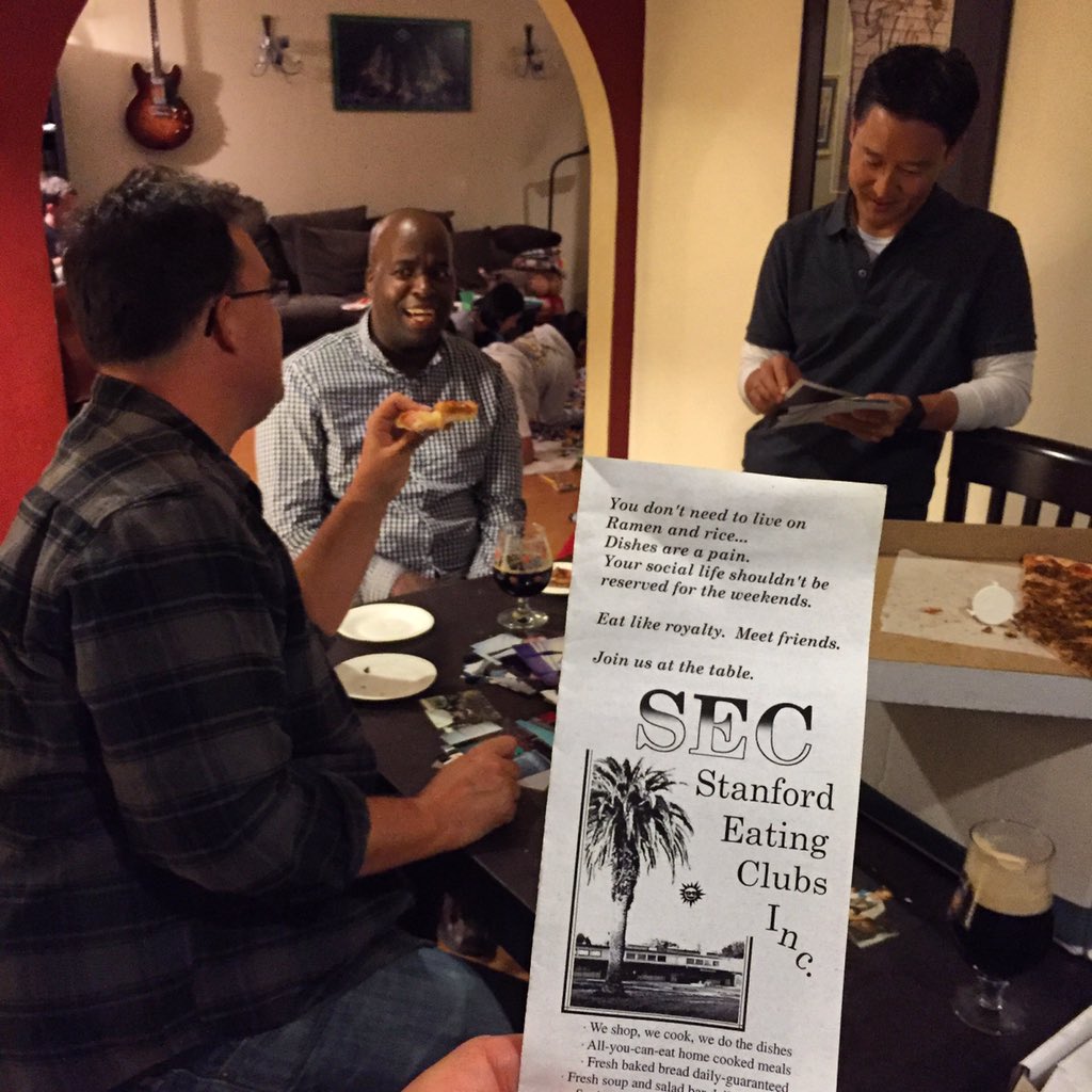 familydocwonk's tweet photo. @StanfordAlumni: Reliving memories from Toyon &amp; the Stanford Eating Clubs. #AllRightNow #StanfordReunion #ClassOf95 https://t.co/5IeaZNPkAT