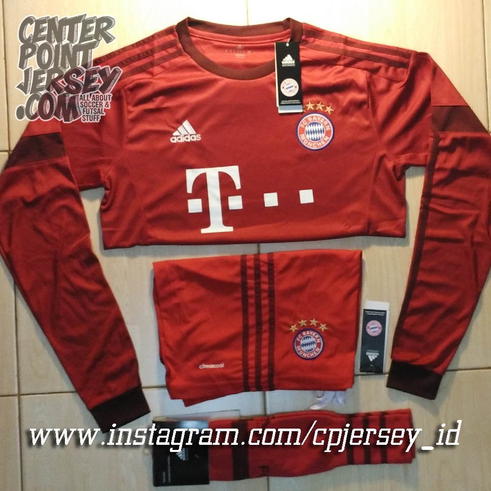 #FULLKIT Bayern Munchen Home LS #FCB | 2B175254 / 089652321795 instagram.com/cpjersey_id