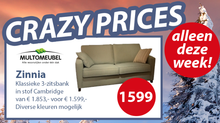 #CrazyPrices bij <a href="/Woonrijk/">Woonrijk</a>, in aanloop naar de #WinterfairLangedijk een week lang acties. goo.gl/nJdxj3