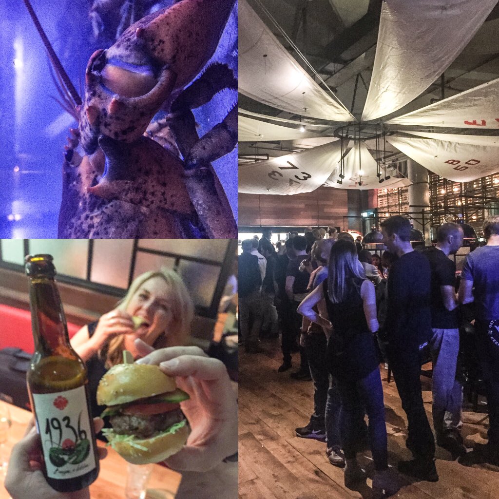 Cheeseburgerb0y's tweet photo. Had fun with @yesiamben at the new #oldbailey opening of @burger_lobster on Thurs. Great venue/food/booze :) https://t.co/SDlU4EidMM