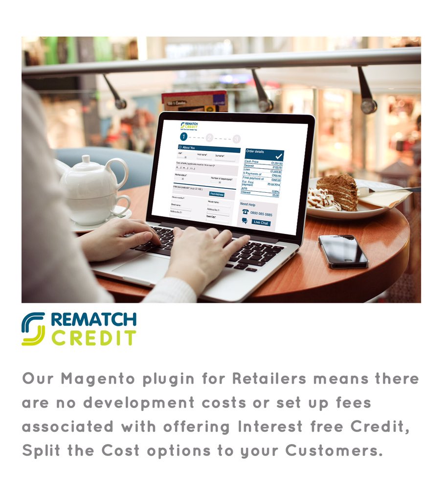 RematchCredit's tweet image. Magento Retailers! There hasn't been a better time to start offering split the cost options to your customers ...