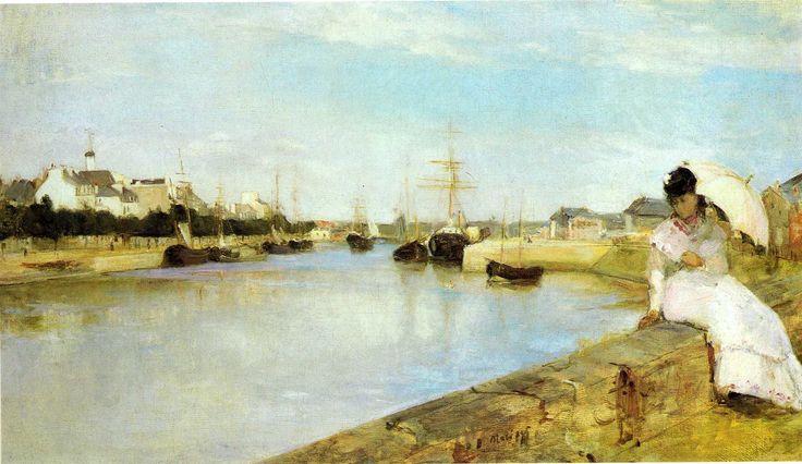 What Did Berthe Morisot and The Harbor at Lorient Look Like  in 1869 