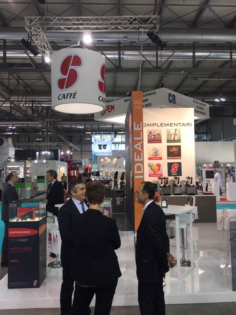 Espressoinitaly's tweet photo. Our new stand at #hostmilan #Host2015 #ESSSE come to visit us PAD 13 h06 h12 l05 l11 #miscelamasini #Giugiarodesign https://t.co/WJ2rinWD1B