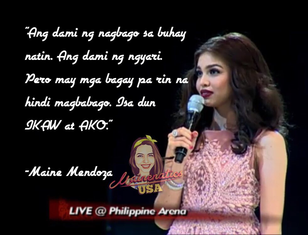 Maine Mendoza's message to Alden Richards.

<a href="/mainedcm/">Maine Mendoza</a> <a href="/aldenrichards02/">Alden Richards</a> 

#ALDubEBTamangPanahon