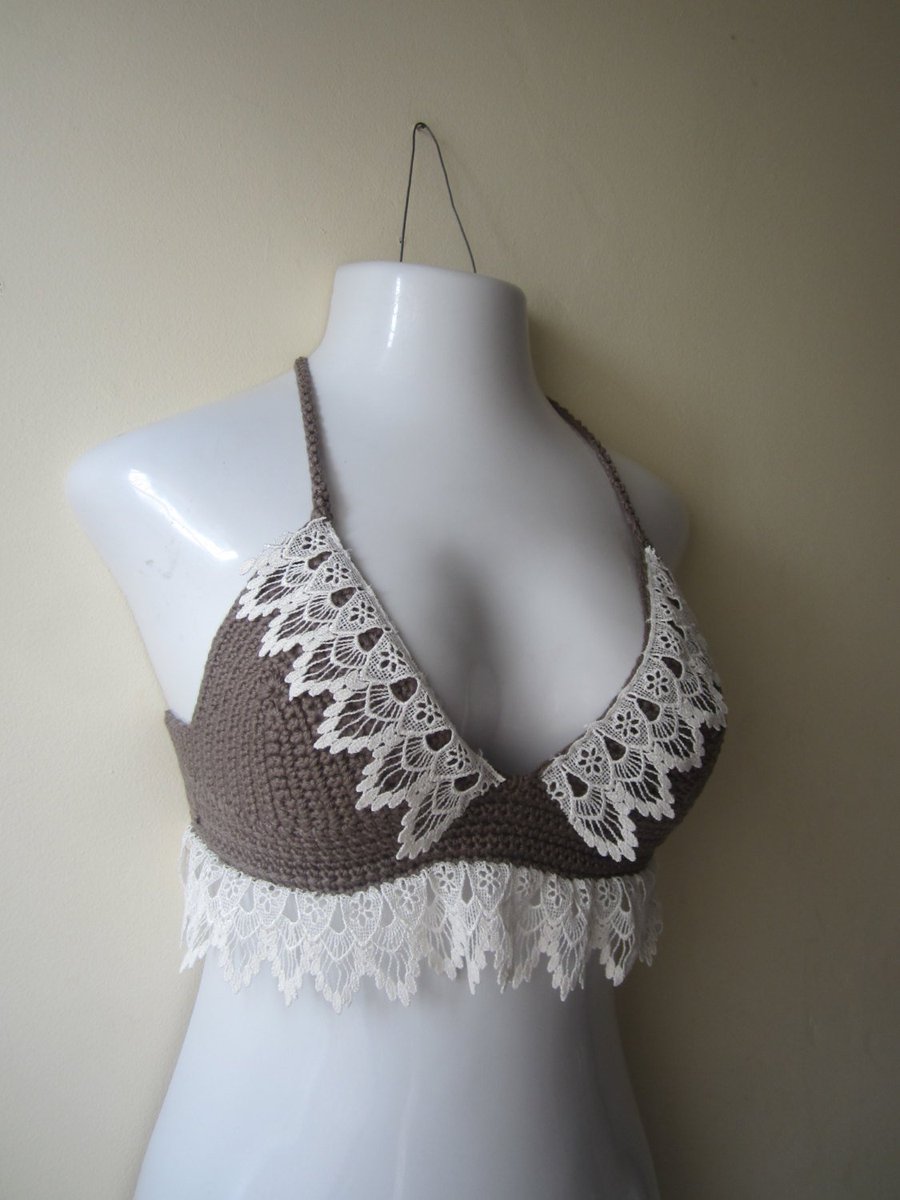 Elegantcrochets's tweet photo. LACE TRIM TOP cropped top, lingerie, Valentines day linge… https://t.co/AtJCeY1sef #boho, #crochet #EtherealPrincess https://t.co/r25DlZnzJu