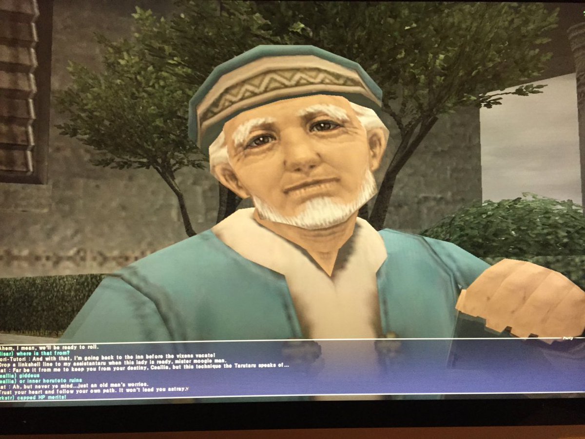 yournoodleface's tweet image. Oh, hi maat! Missed your old face. #levelcap #ffxi