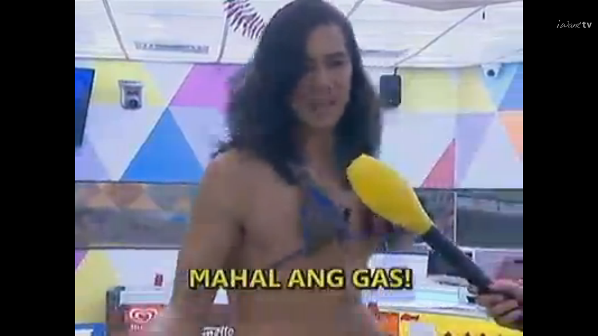 Jmarky_blue's tweet photo. "Dito mahal ang gas, PILIPINAS!" - Tommy #PBBUnlockMe Thanks to iwantv. https://t.co/5Jvaifl5ny