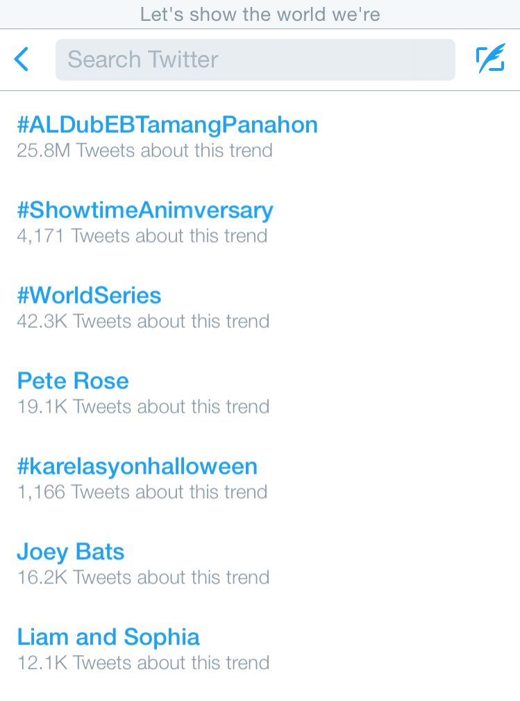 We just broke our own 24hr record of 25.6! Anong numero ang gusto n'yong gawing BAGONG record? #ALDubEBTamangPanahon