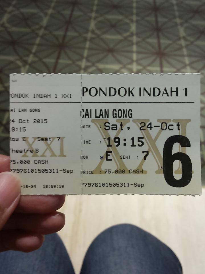 Sudah dapat tiketnya nih <a href="/CaiLanGong/">Cai Lan Gong MOVIE</a> #CaiLanGongMovie #ComMEnity