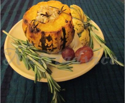 Halloween#makeitwithyourkidsautumnrecipe@http://www.nutriadvice.co.uk/Quinoa-Stuffed-Roasted-Mini-Pumpkin