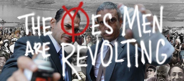 Maxim respect! <a href="/theyesmen/">The Yes Men</a> @bitnk <a href="/GIFmodel/">olia lialina</a> y Franco 'Bifo' Berardi hoy en la última jornada de #influ2015 Lets' go!