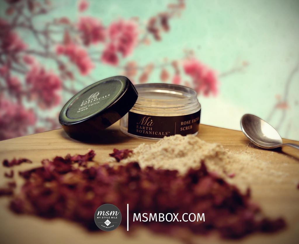 msmboxindia's tweet photo. Rose petals,powdered nuts & plant extracts come together in Ma Earth Botanical's Rose facial scrub in ur #MSMRoseBox https://t.co/eN1g9osqh9