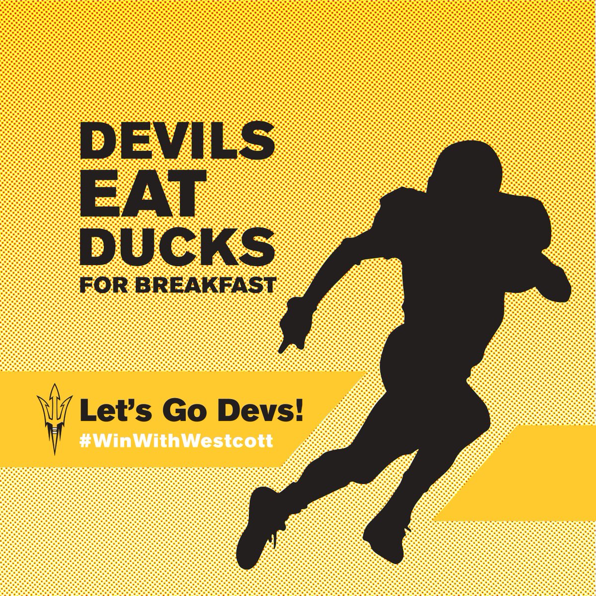 breee_cheese's tweet photo. @SunDevilBooks My Gameday Sign Contest Entry! #WinWithWestcott #GoDevs #BeatOregon https://t.co/rf6XNCxRXd