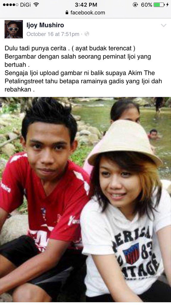 SampahRemajaKL's tweet photo. Kimak main kasar Ijoy lol https://t.co/IGnosQpJtp