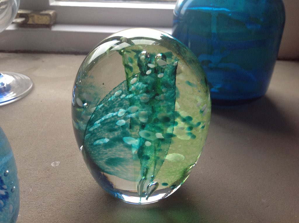 juliatetley's tweet image. New acquisition from #Sanders and Wallace #Glassmakers #pateleybridge. What a lovely job they have!!😃