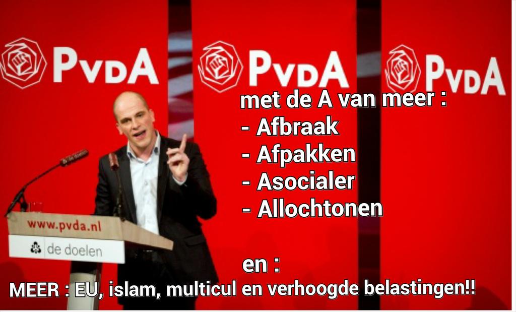 stmc1964's tweet photo. Deze blijft actueel met @diederiksamsom der @PvdA :
Afbraak
Afpakken
Asocialer
Allochtonen

Knettergek is ie! https://t.co/RSdMD8XLc7