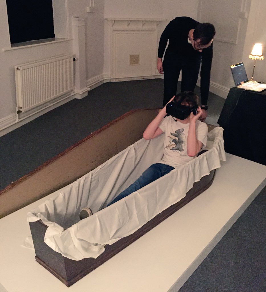 jayemm_media's tweet photo. It's not everyday that you lie in a coffin. Play the game; save yourself from being buried alive! #taphobos #freq15 https://t.co/46bhDFzZSA