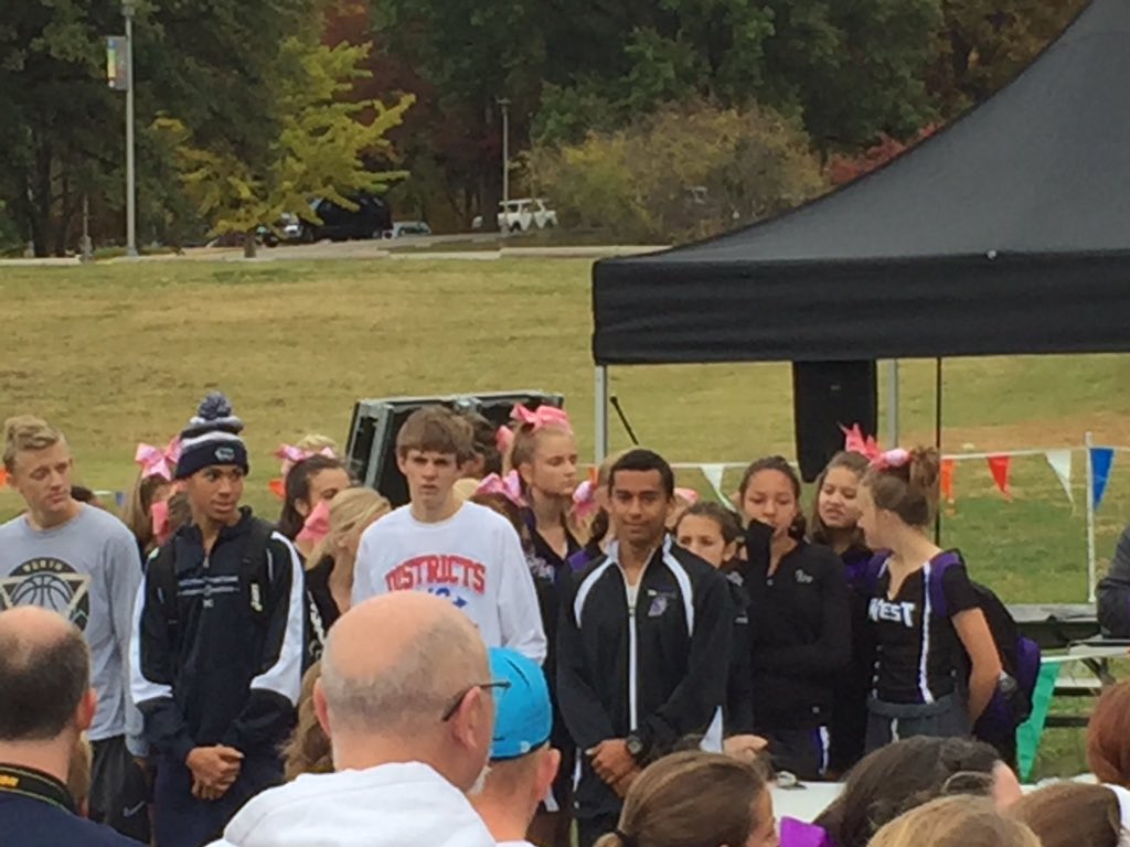 TBHS_XC's tweet photo. They're moving on to sectionals: Hartwig, Boessen, and Monita! #WEARETROY #ProudCoach https://t.co/0vseRcVZ0M