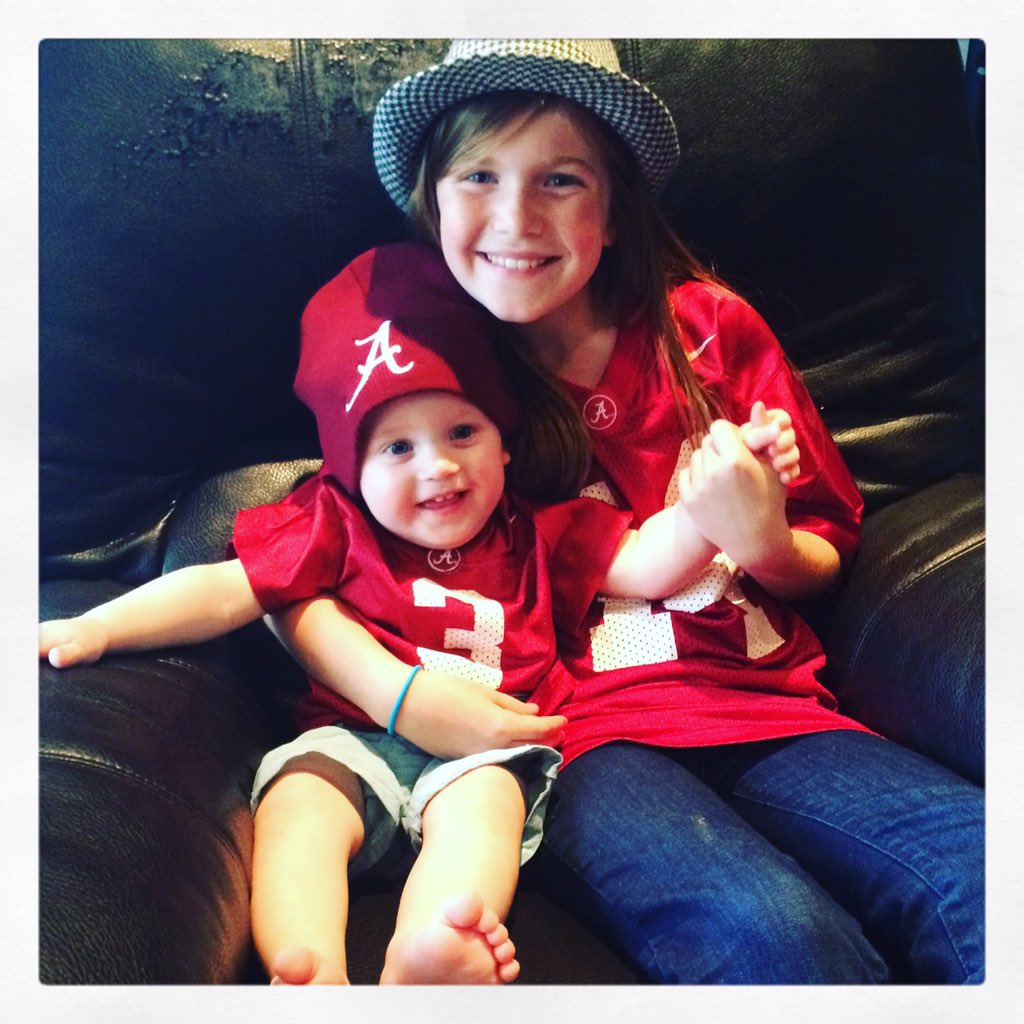 Game Day Ready!!! #SECBabies #SECNation <a href="/AlabamaFTBL/">Alabama Football</a>