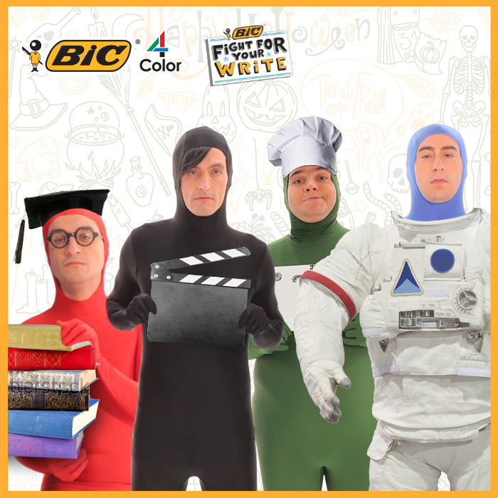 BICWrite's tweet photo. Tonight is the #BIC4Color #HalloweenParty! Check out the guys' costumes! https://t.co/niQJmE38r7
