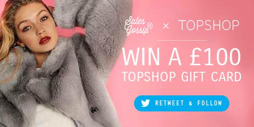 Shopological's tweet photo. We're giving away a £100 @Topshop gift card to spend on a new winter coat. Just RT &amp; FOLLOW to #win https://t.co/s8nXgdB7S8