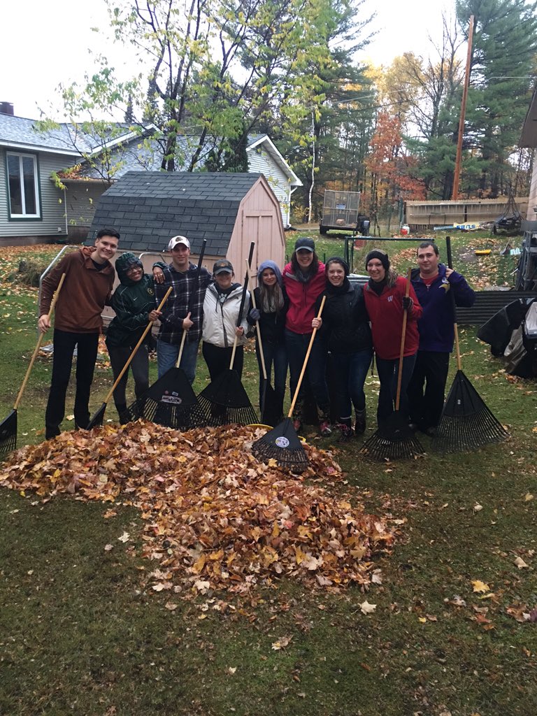 We came, we raked, we conquered! #NMUVolunteer #RakeADifferenceDay
