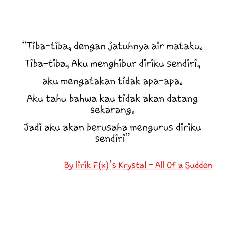 Welia_Lee's tweet photo. #Krystal #Fx #MyLovelyGirlOST #IndonesianTranslate #Lirk #keren #wow 👏👏 https://t.co/v32eviWk29