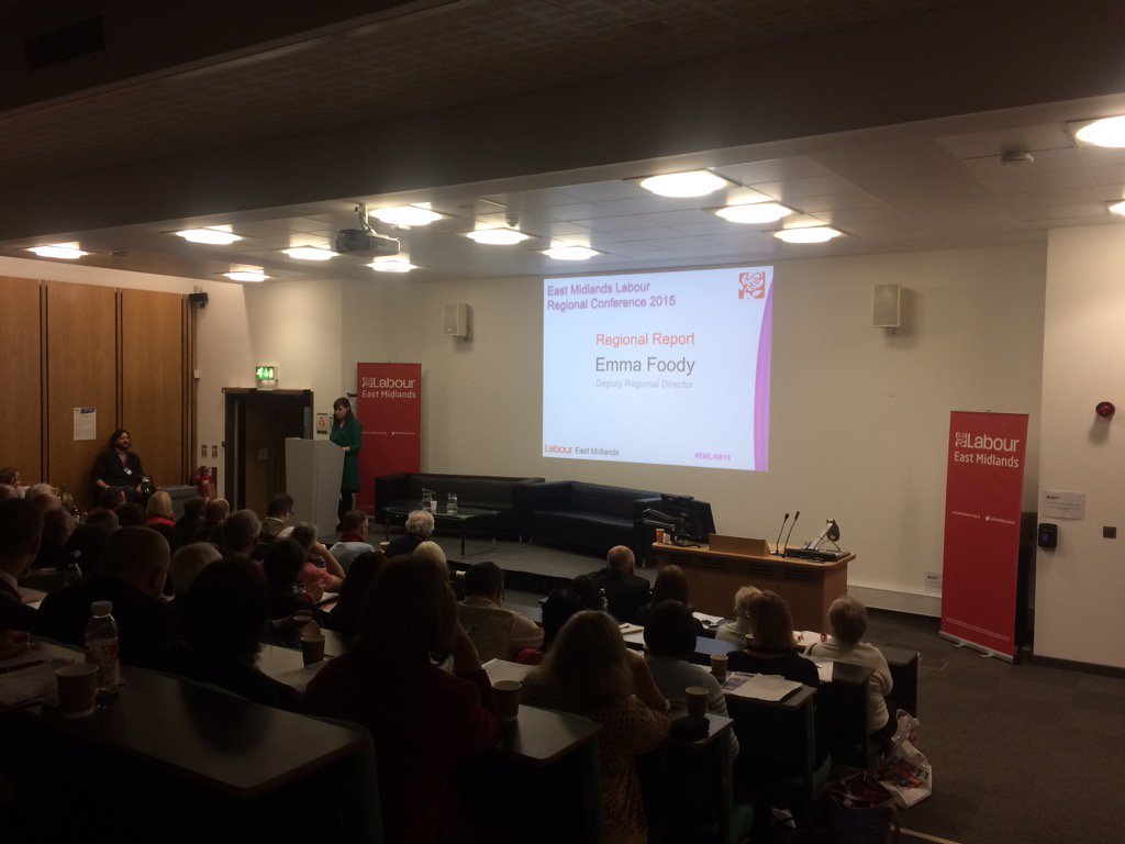 AlexJJNorris's tweet photo. My highlight of #emlab15. The awesome @efoody gives the Regional Report. https://t.co/sWOUwl310c