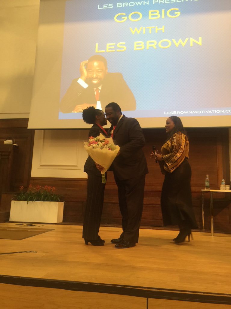 elsie_property's tweet photo. Go Big With Les Brown - a GR8 day thanks @AltheaMotivator @LesBrown77 #LBIL #LesBrowninLondon https://t.co/yeo2FHjUep