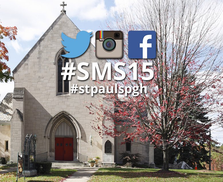 It's Social Media Sunday in the Episcopal Church! Post #sms15 &amp; read more via #stpaulspgh: ow.ly/TNjjG