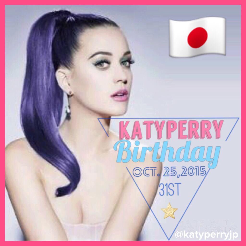 Happy Birthday to KATY PERRY                       