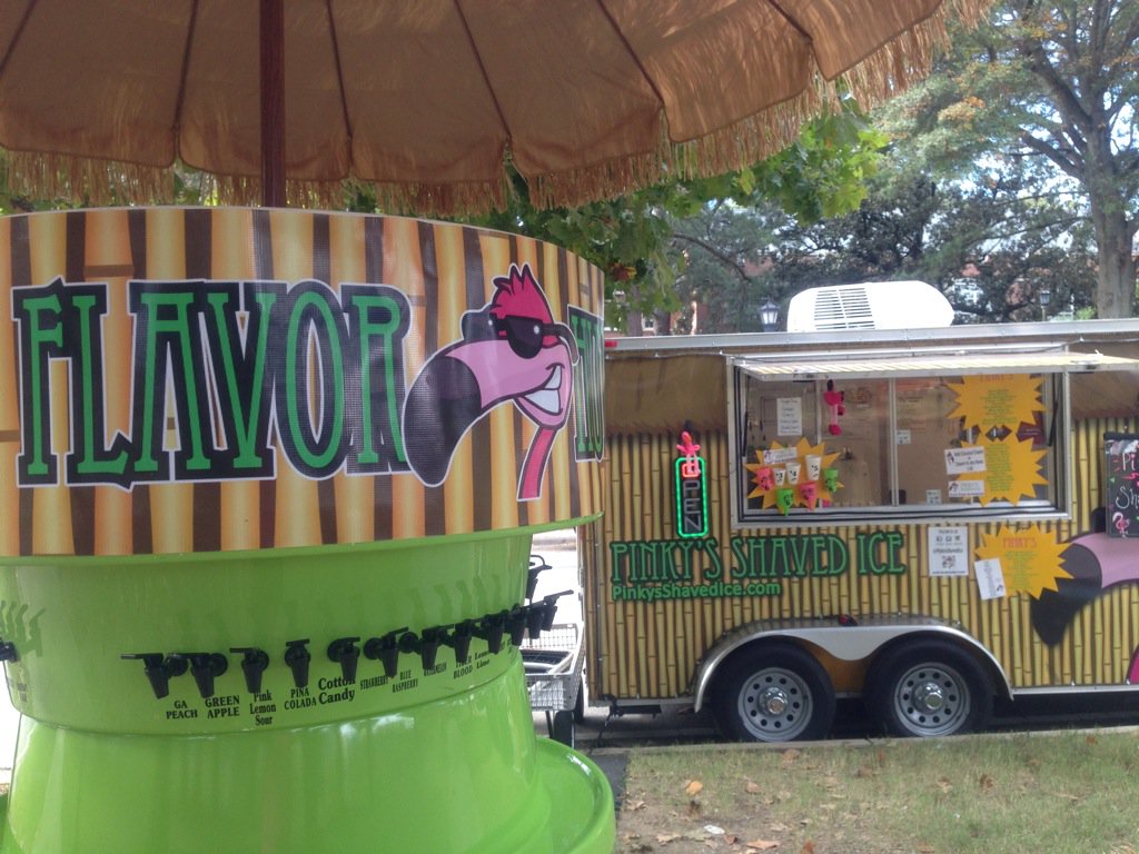PinkysShavedIce's tweet photo. Octoberfest &amp; Mercer Homecomjng AND PINKY'S today at Tattnall Square Park!!! It's a good to be in Macon!!! https://t.co/TVQsLxbXX7