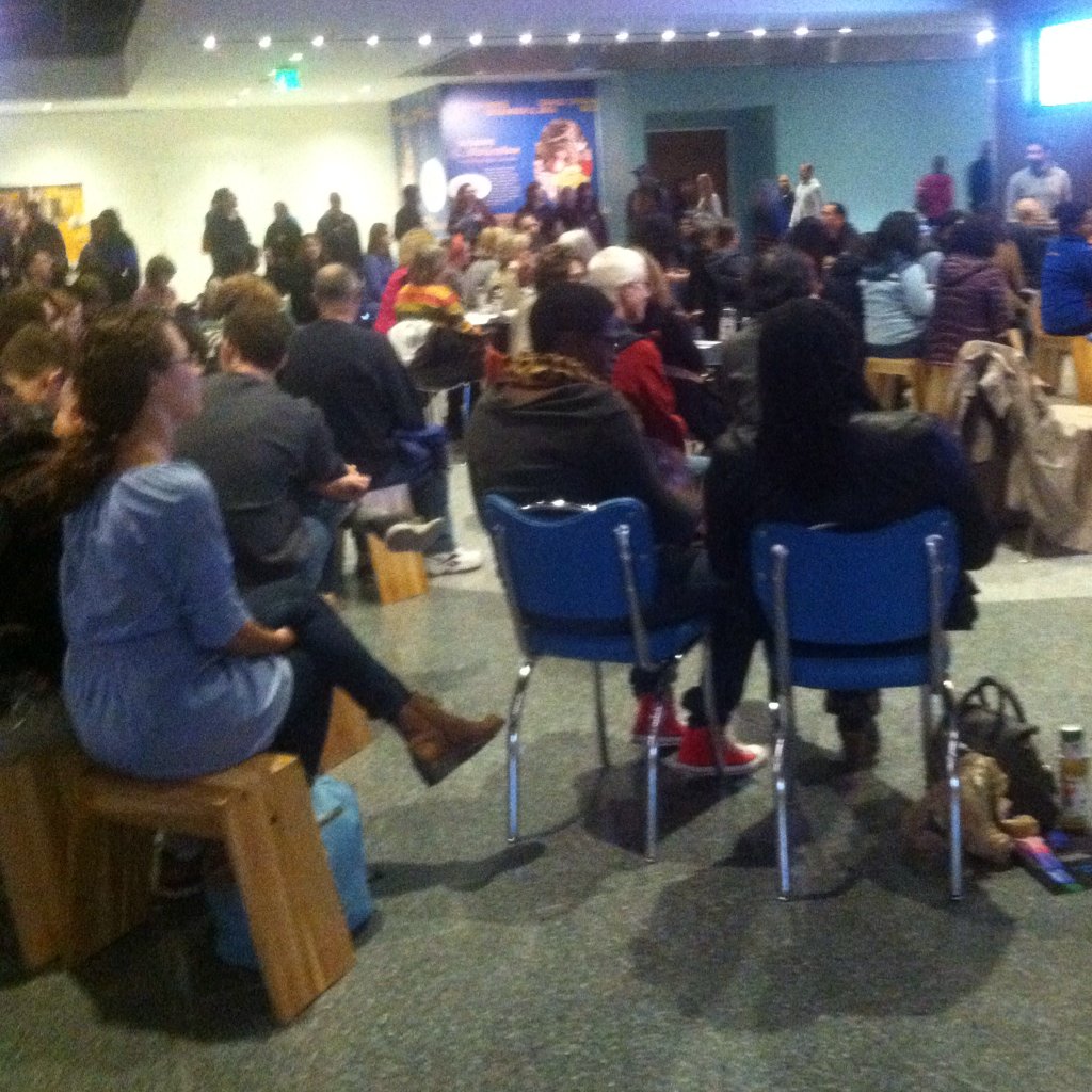 MDWordsmith's tweet image. #SmithsonianFood Quite a crowd waiting to hear Pati Jinich talk about guacamole at Food History Weekend
