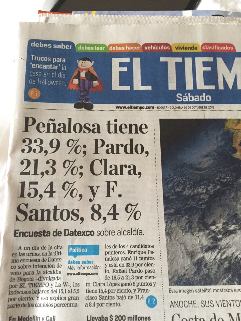 Eduardo Garces (@eegarces) on Twitter photo Para todos aquellos que estábamos pendientes de la última encuesta!! Para todos aquellos que estábamos pendientes de la última encuesta!!