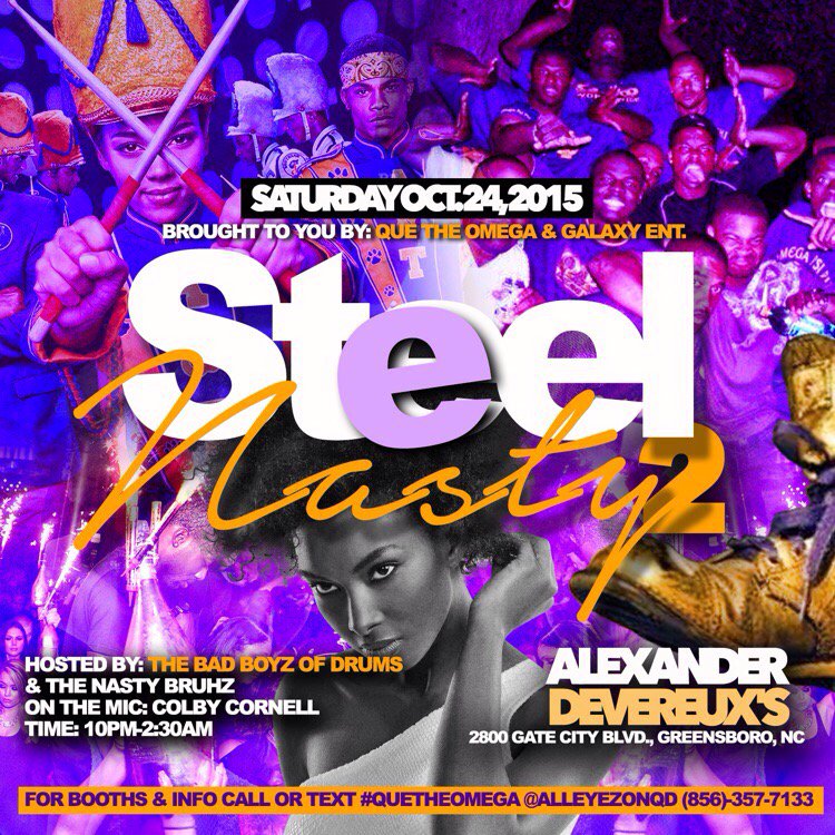 Ezra_theguy22's tweet photo. Steel Nasty is going down tonight. It's the only great move tonight be there!!! #GalaxyEnt #NCAT #UNCG https://t.co/lQxDv9oXX4