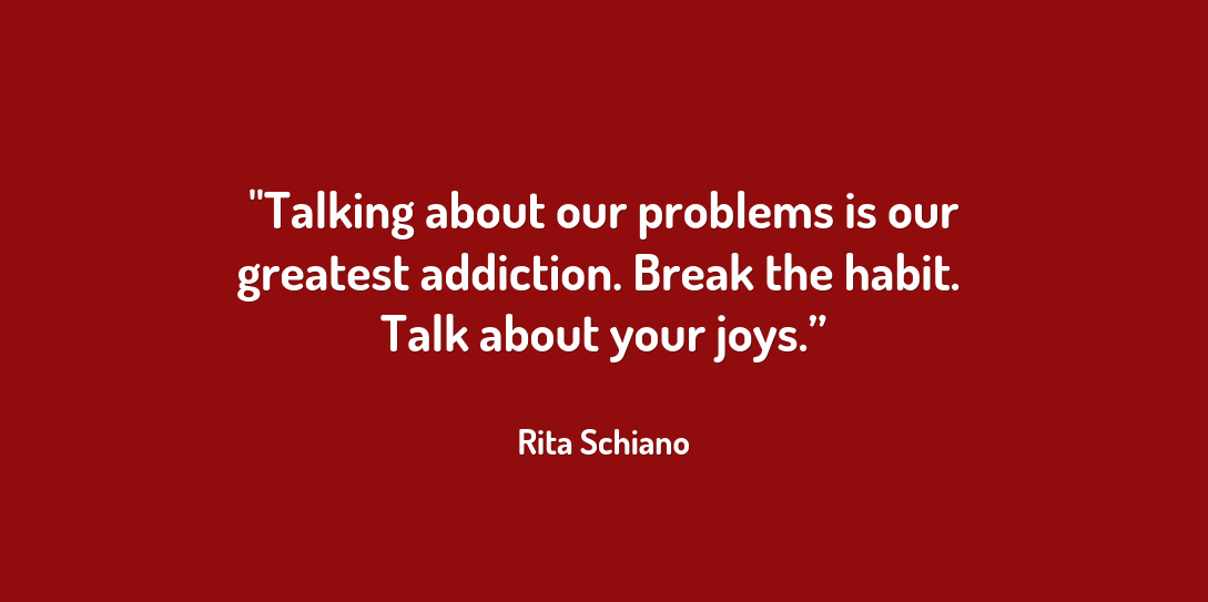 wlnessnow's tweet photo. Focus on talking about your joys instead! https://t.co/OKU3dIT6PJ https://t.co/iCXmyzETpU