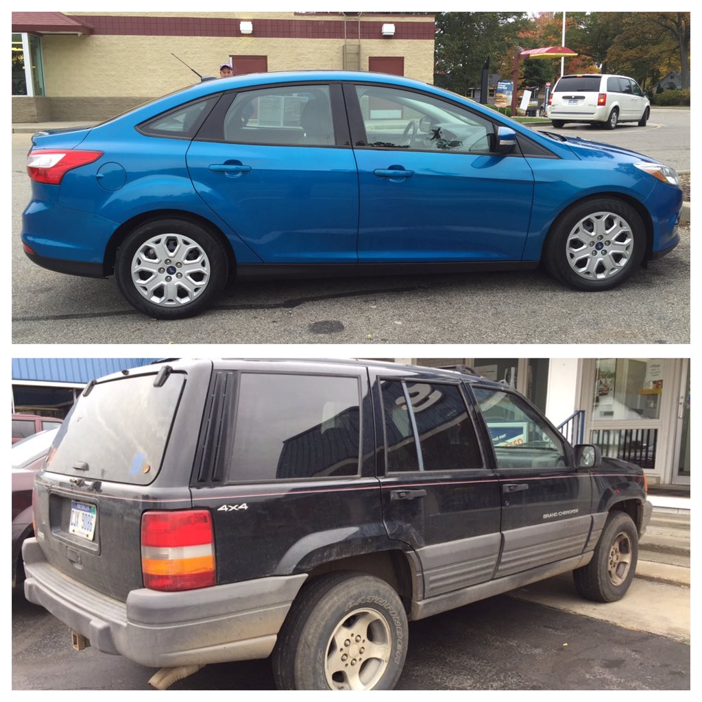 JessicaPerrigan's tweet photo. Out with the old and in with the new. #goodbyejeep #hellofordfocus #2012 #allmine ❤️💕 I'm so in love. https://t.co/nBLMYTJSTc