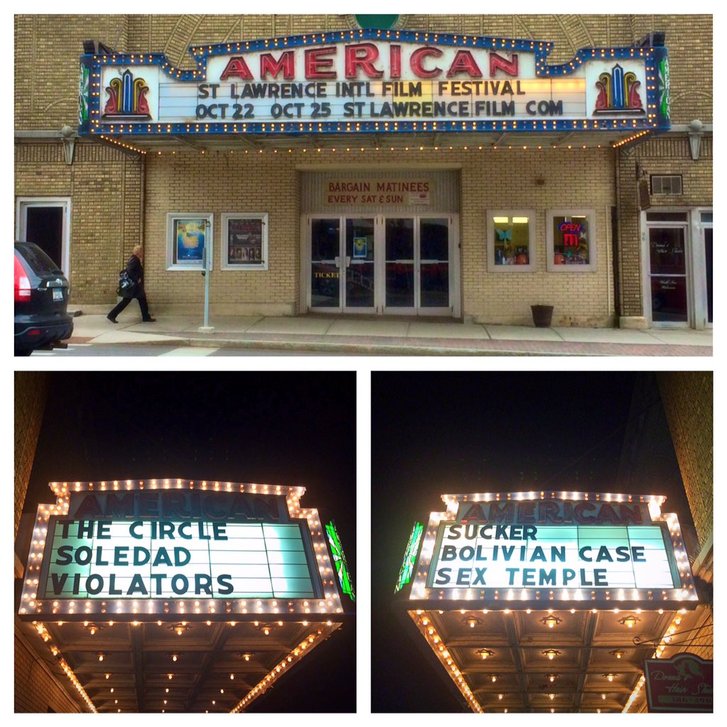 M4PR_Mel's tweet photo. #WhatsScreeningToday at the #American in #Canton #NY @stlawrencefilm! #FilmFestival #indiefilm #StLawrenceFilm https://t.co/17p6pW1B9J