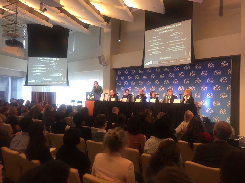 #ProducedByNY amazing panel on The Art and Business of Showrunning.  <a href="/KrystaHarris/">Krysta Harris</a>
