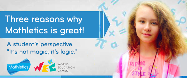 WEGRUSSIA's tweet photo. #3PLearning student’s perspective on Maths
3 Reasons why #Mathletics is Great!
#WEG #WEG2015
https://t.co/Vmpc2Y1yXx https://t.co/ScdqiaCJgM